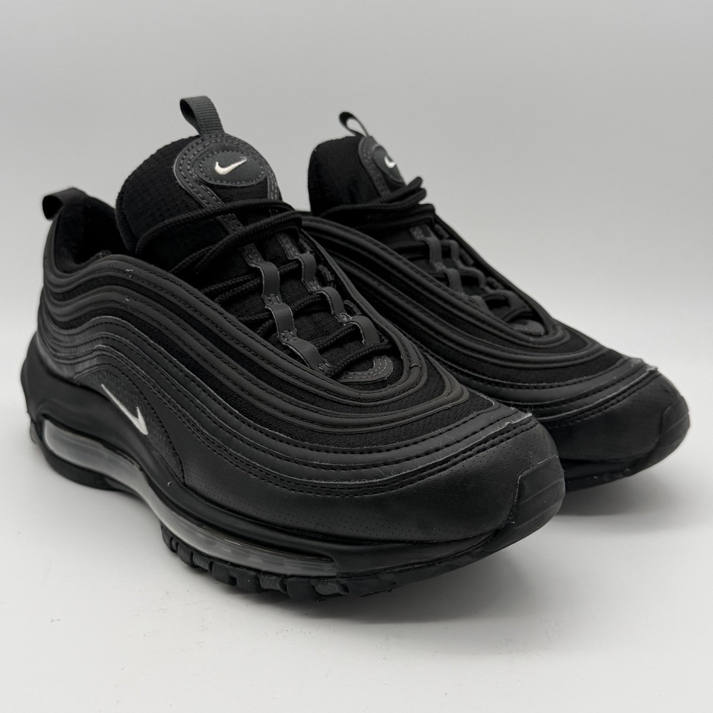 Nike Air Max 97 Black Size 6Y Womens 7.5 921522-011 Triple Black Sneakers